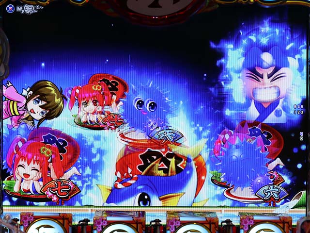 ぱちんこ・元祖大工の源さん2・寿司モード中・主要リーチ