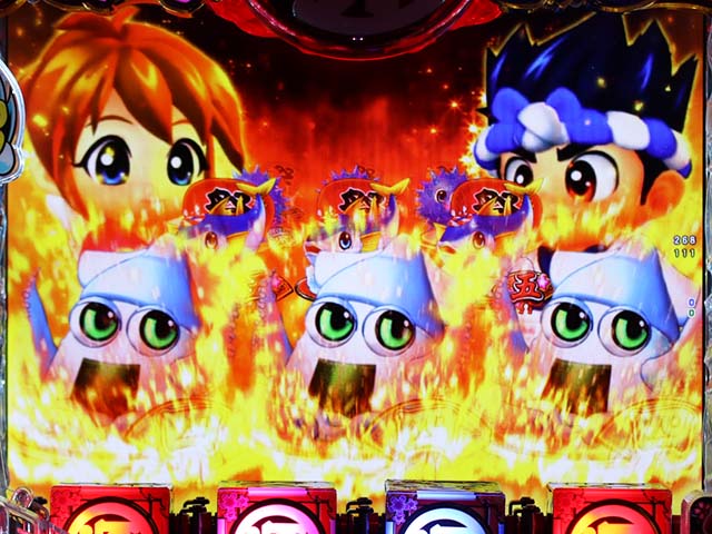 ぱちんこ・元祖大工の源さん2・寿司モード中・主要リーチ