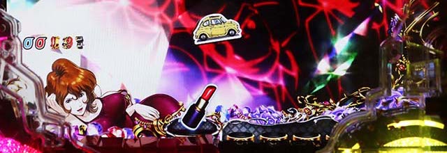 ぱちんこ・ルパン三世消されたルパン2022・サブ予告(ミニキャラ&ウィンドウ)