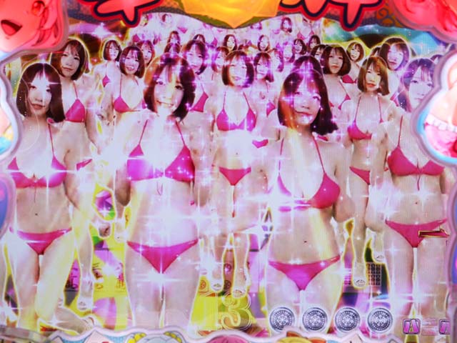 ぱちんこ・華牌RRwith清水あいり・南国翔TIME中・キャラ専用演出