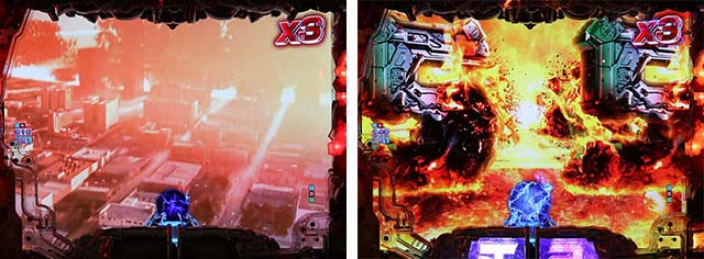 ぱちんこターミネーター2・リーチ前予告