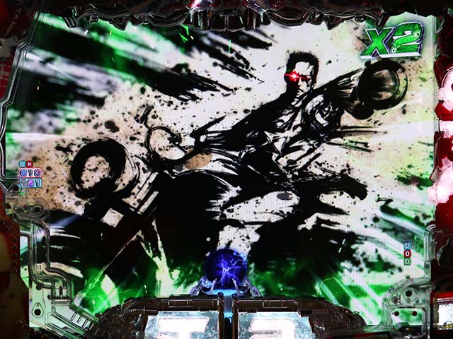 ぱちんこターミネーター2・リーチ前予告