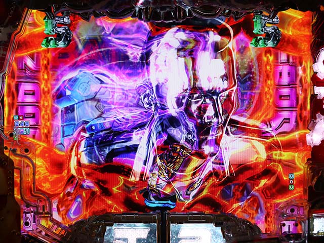 ぱちんこターミネーター2・リーチ前予告