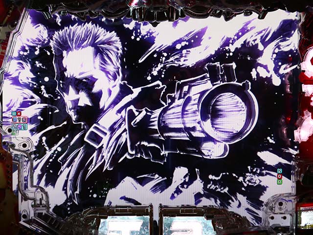 ぱちんこターミネーター2・リーチ前予告