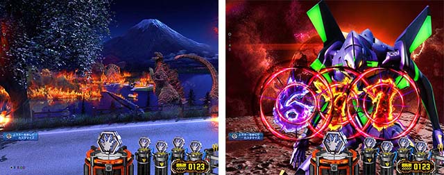 ぱちんこゴジラ対エヴァンゲリオン（ゴジエヴァ）・演出法則＆特徴的なパターン