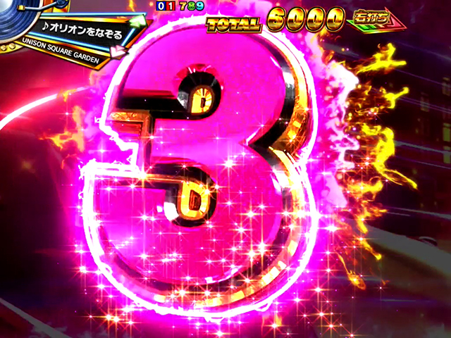 ぱちんこタイガー&バニー(タイバニ)・BUNNYカウントダウン中(RUSH前半)