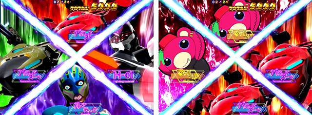 ぱちんこタイガー&バニー(タイバニ)・TIGERバトル中(RUSH後半)