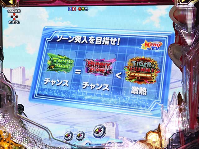 ぱちんこタイガー&バニー(タイバニ)・リーチ前予告(その他)