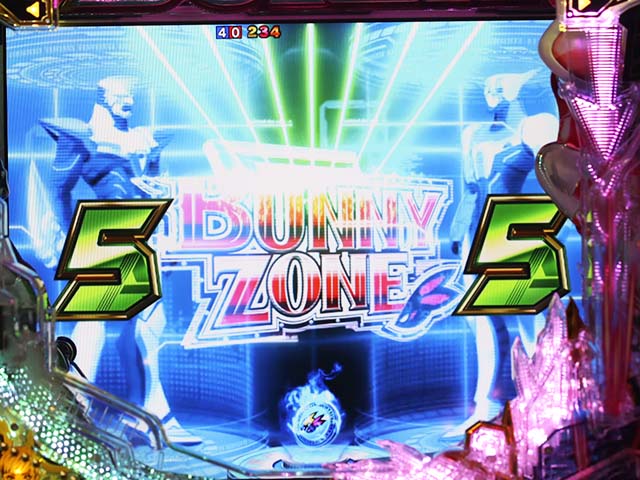 ぱちんこタイガー&バニー(タイバニ)・図柄送りリーチ