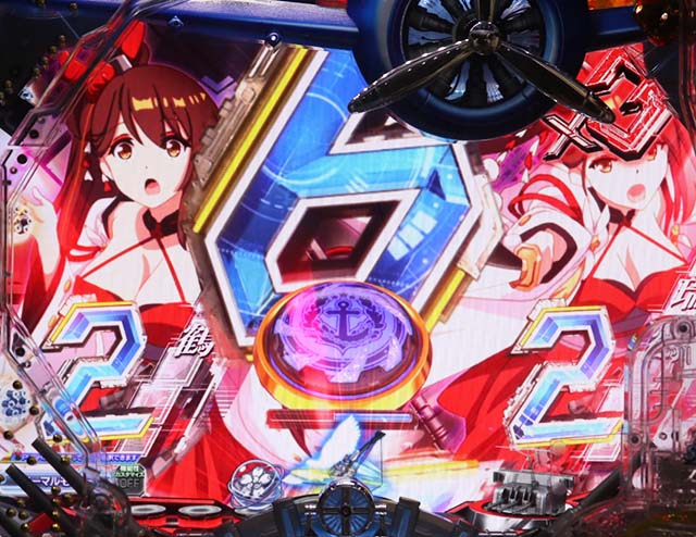 ぱちんこアズールレーンTHEANIMATION（アズレン）・リーチ後予告