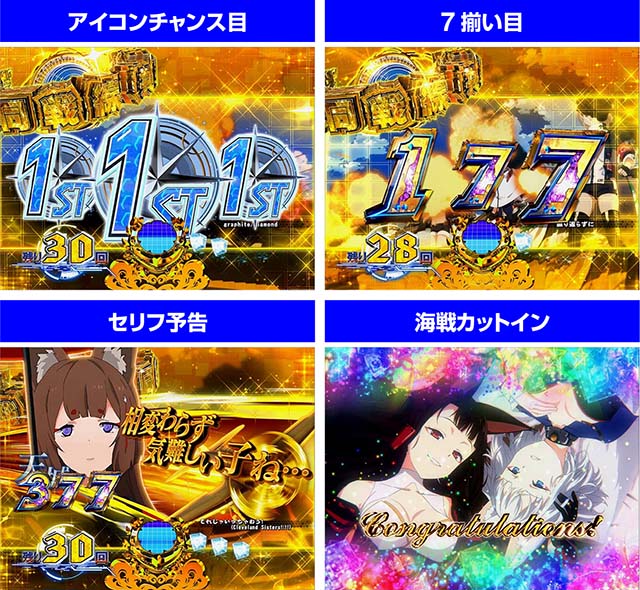 ぱちんこアズールレーンTHEANIMATION(アズレン)・演出法則