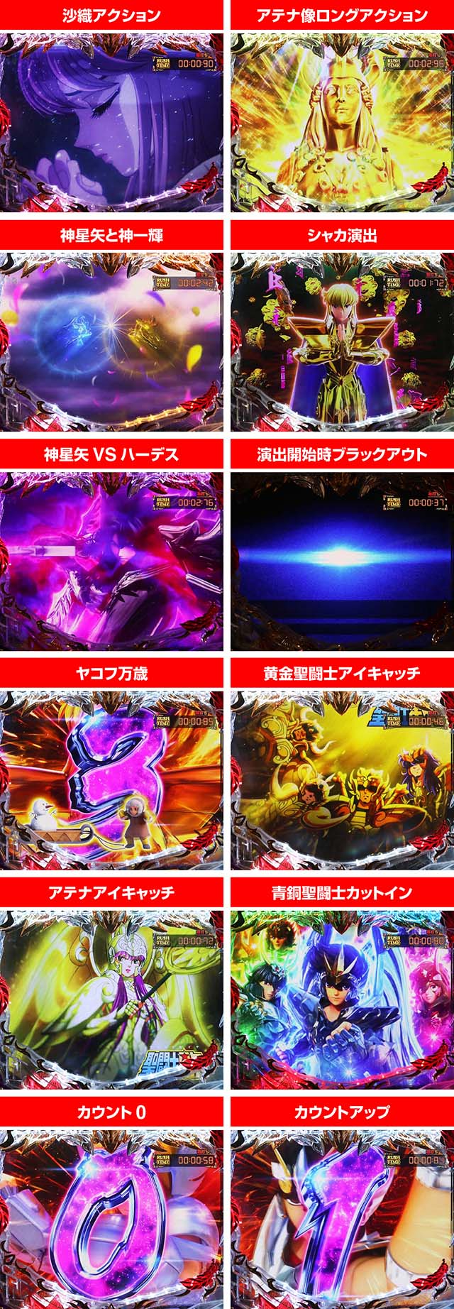 ぱちんこ聖闘士星矢超流星・［超流星RUSH］カウントダウンモード