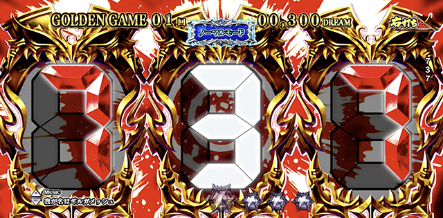 ぱちんこビッグドリーム3・GOLDEN GAME中・主要演出