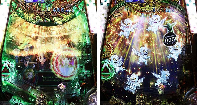 ぱちんこ・牙狼GOLD IMPACT・リーチ前予告