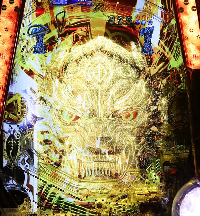 ぱちんこ・牙狼GOLD IMPACT・リーチ後予告