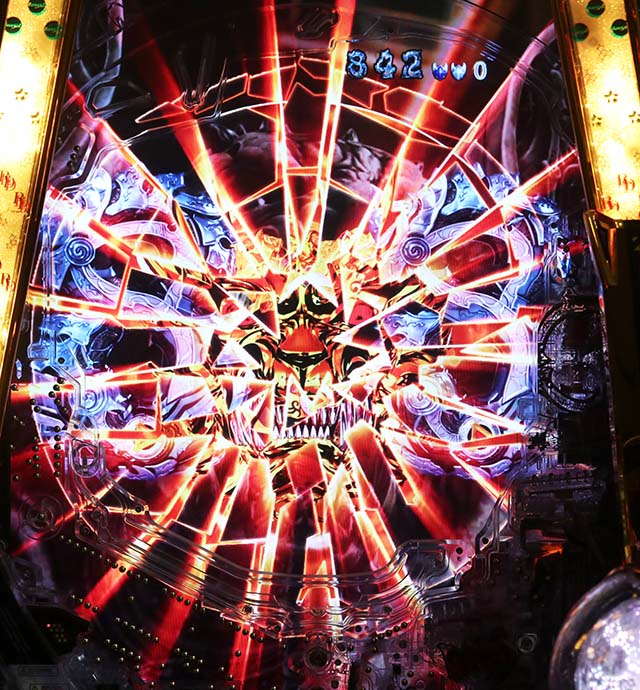 ぱちんこ・牙狼GOLD IMPACT・リーチハズレ後・復活演出