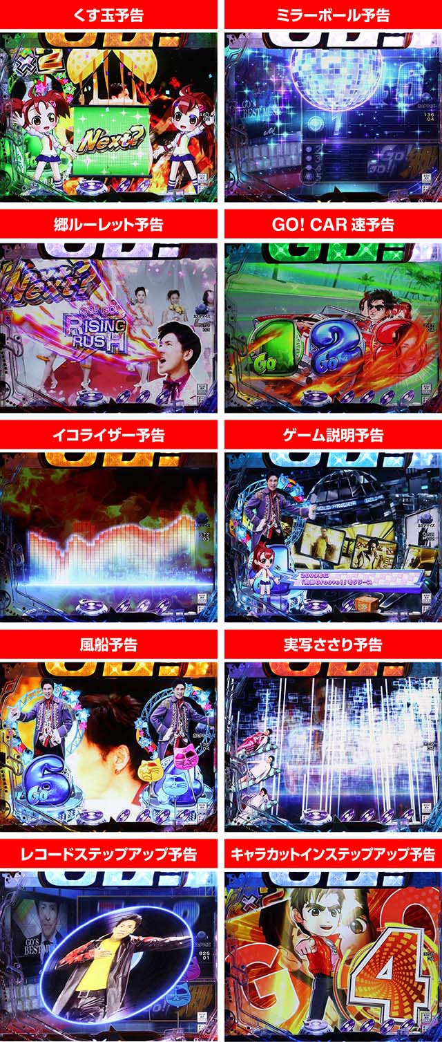 ぱちんこ・Go!Go!郷・リーチ前予告(その他)