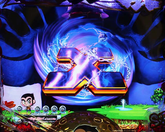 ぱちんこ・プロゴルファー猿・リーチ前予告