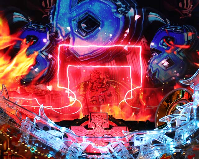 ぱちんこ・炎炎ノ消防隊・リーチ後予告