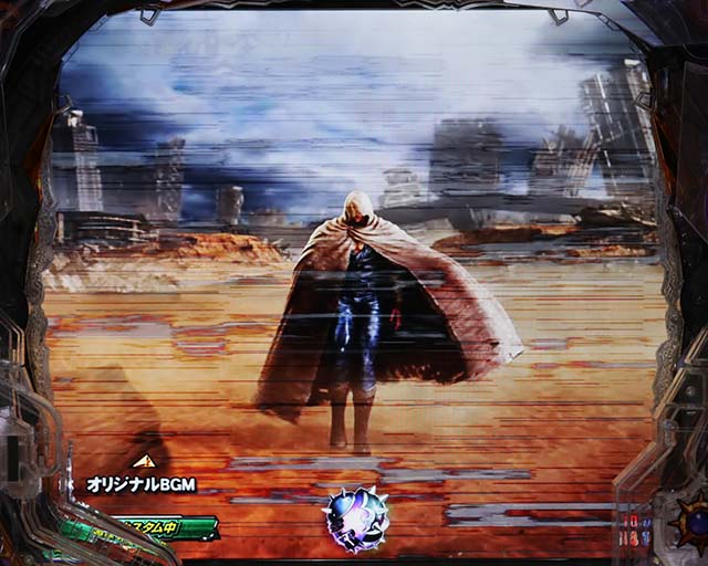 ぱちんこ・北斗の拳9暴凶星・リーチ前予告