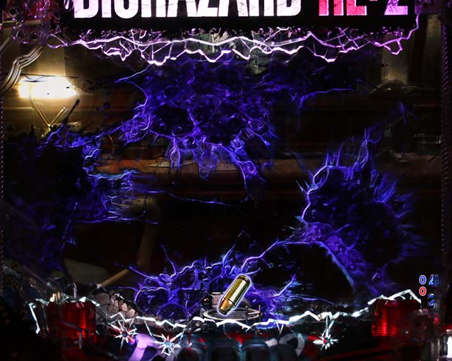 ぱちんこ・バイオハザード RE:2・リーチ前予告