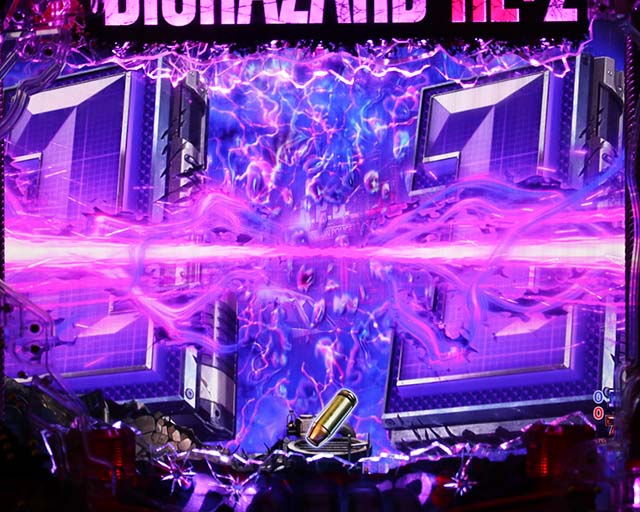 ぱちんこ・バイオハザード RE:2・リーチ後予告