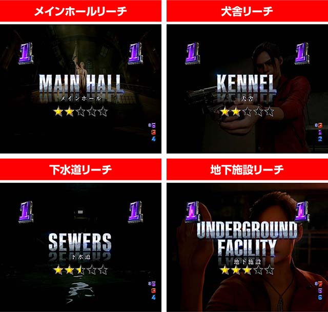 ぱちんこ・バイオハザード RE:2・探索SPリーチ