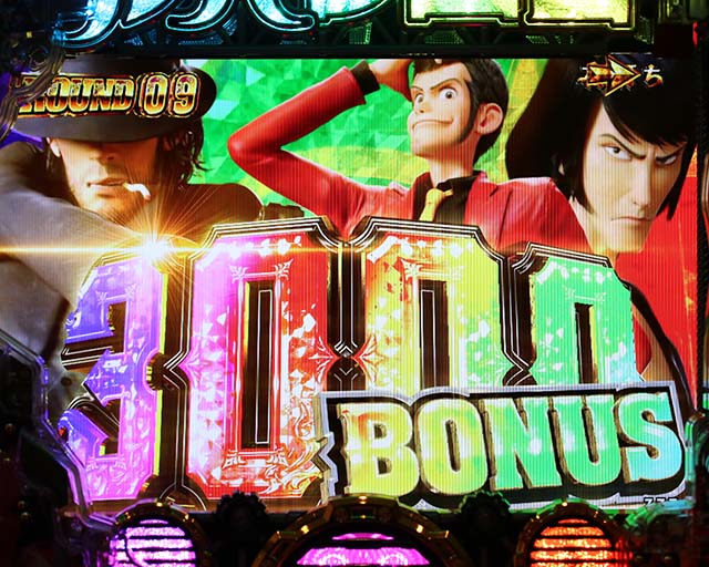 ぱちんこルパン三世 THE FIRST・右打ち中・大当りの種類