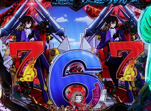 ぱちんこ・コードギアス反逆のルルーシュ（復活のルルーシュ）・テンパイ図柄