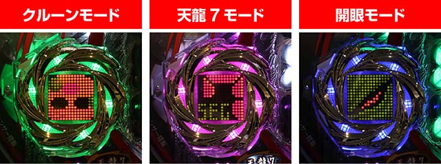 ぱちんこ天龍∞SEVEN・大当りまでの流れ