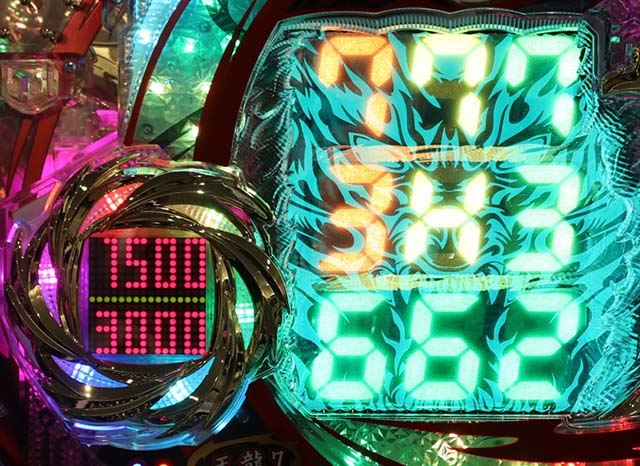 ぱちんこ天龍∞SEVEN・右打ち中の大当り