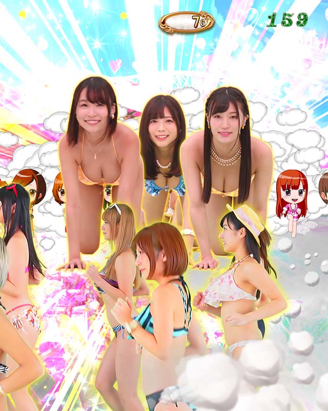 ぱちんこ・ジューシーハニーハーレム・10大胸アツ演出