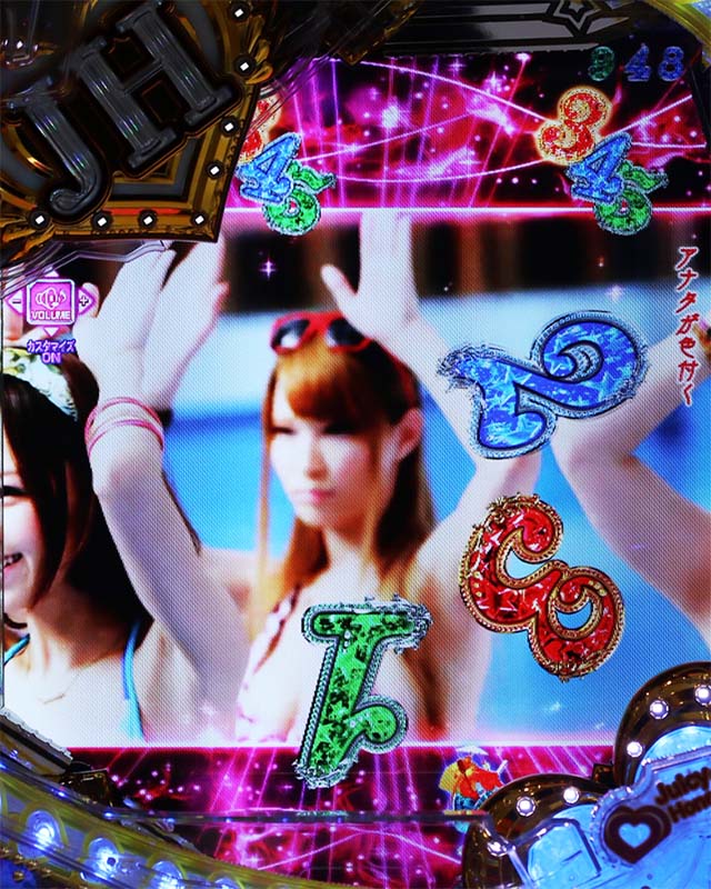 ぱちんこ・ジューシーハニーハーレム・メドレーリーチ