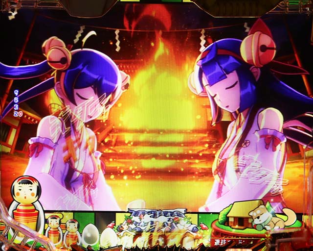 ぱちんこ・やじきた道中記・リーチ前予告