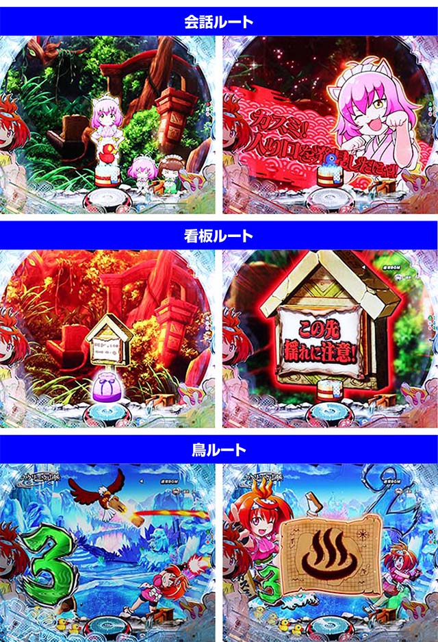 ぱちんこ・スプラッシュスプラッシュ・ステップアップ予告