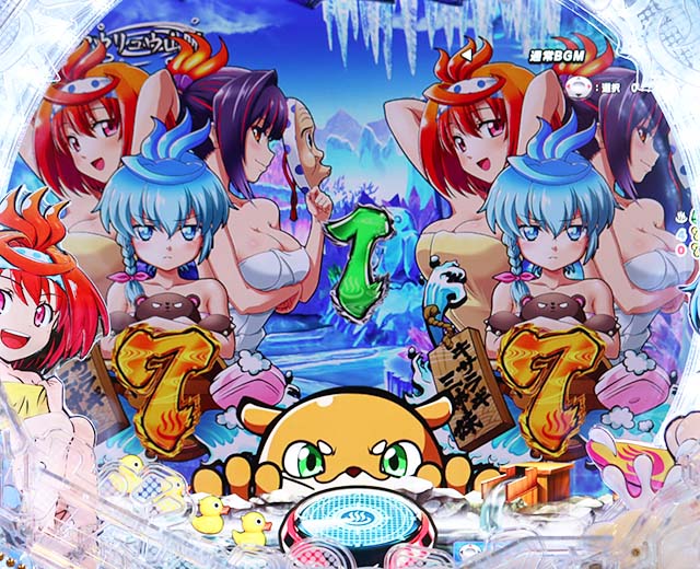 ぱちんこ・スプラッシュスプラッシュ・テンパイ図柄の特徴