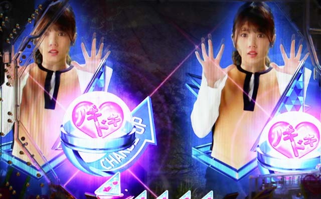 ぱちんこ乃木坂46・リーチ前予告