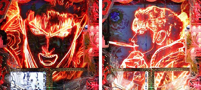 e花の慶次裂（スマパチ慶次）・リーチ前予告（モード共通）