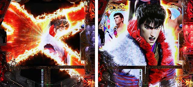 e花の慶次裂（スマパチ慶次）・リーチ前予告（モード共通）