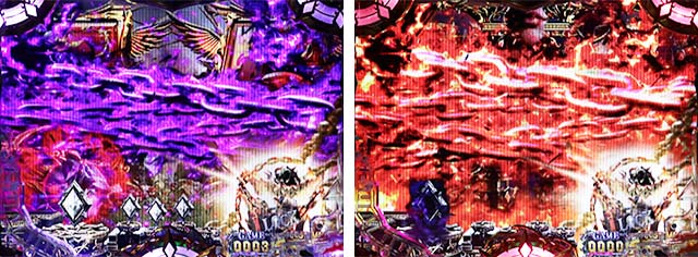 ぱちんこアナザーゴッドハーデス狂乱・リーチ後予告