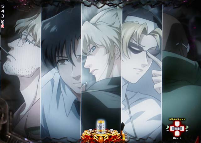 ぱちんこ・ブラックラグーン4・リーチ前予告