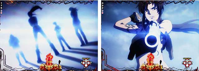 ぱちんこ・ブラックラグーン4・リーチ後予告