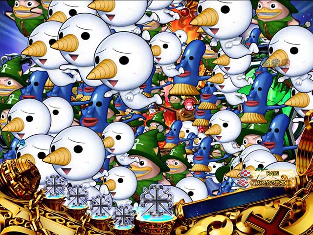 ぱちんこ(スマパチ)・RAVE・リーチ後予告