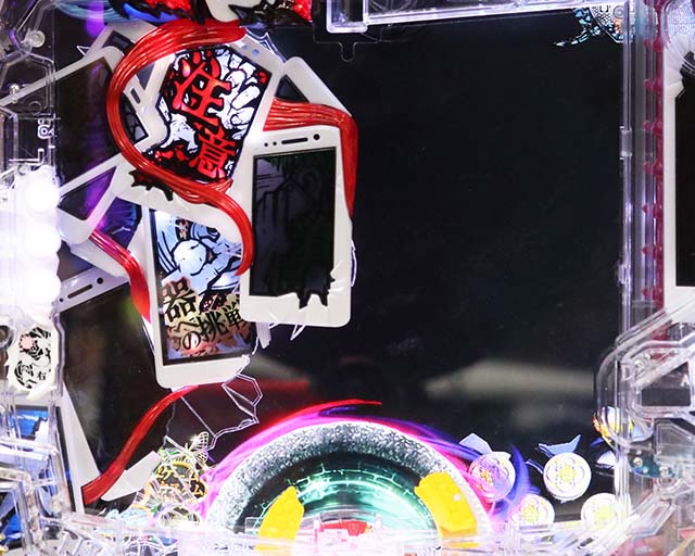 ぱちんこ・貞子3D3・リーチ前予告