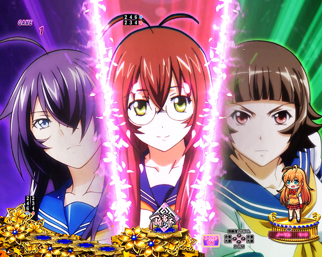 ぱちんこ・真一騎当千桃園の誓い・リーチ前予告