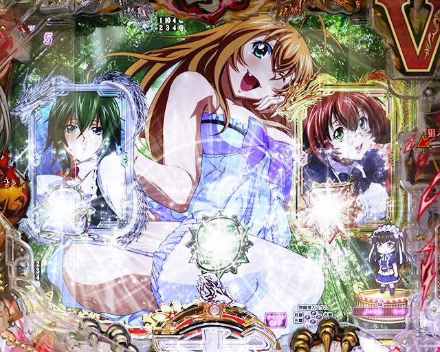 ぱちんこ・真一騎当千桃園の誓い・リーチ前予告