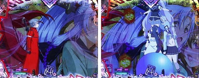 ぱちんこ・百花繚乱・剣姫ステージ専用予告