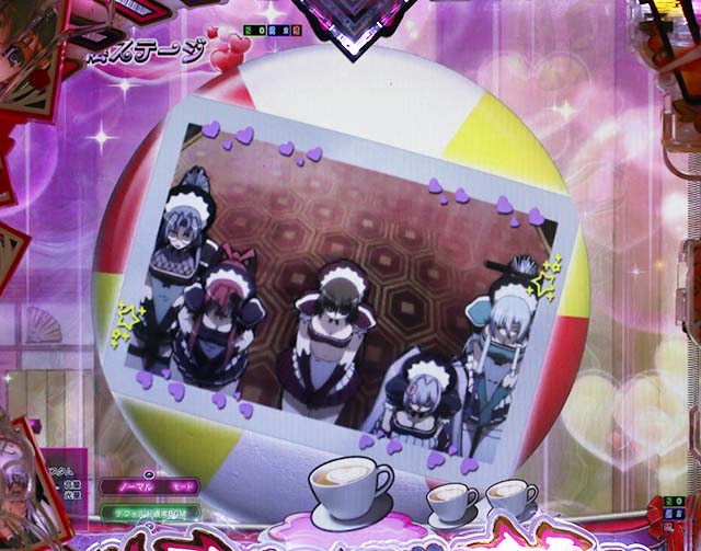 ぱちんこ・百花繚乱・メイドステージ専用予告