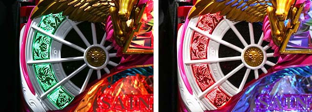 ぱちんこ聖闘士星矢超流星・通常時・大当りの種類