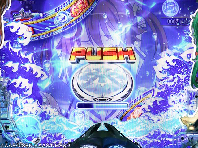 ぱちんこ・ハイスクールフリートオールスター（ハイフリ2）・［新はいふりモード］リーチ後予告